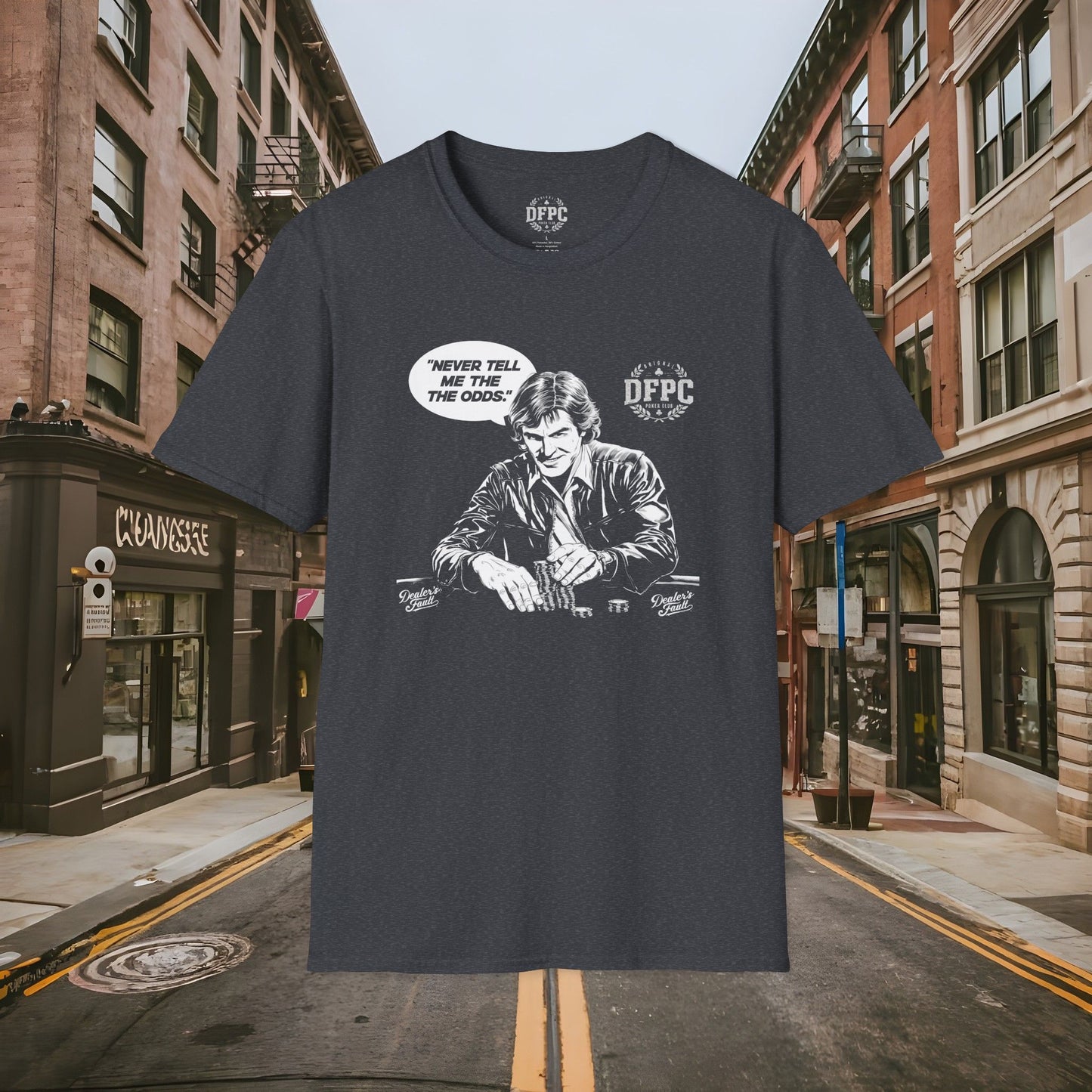 Han Slowroll - Never Tell Me The Odds Poker Shirt - Deaer's Fault - Unisex Softstyle T-Shirt