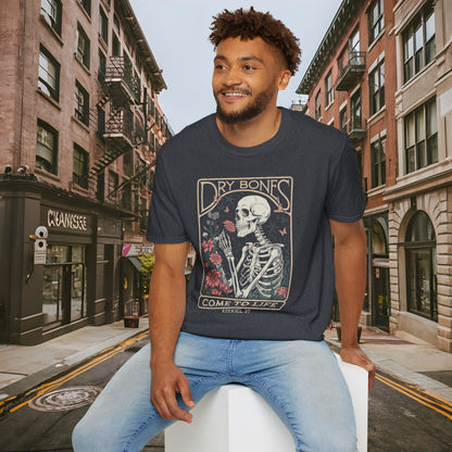 Dry Bones Come to Life Ezekiel 37 Shirt by Buck Matthews Designs Unisex Softstyle T-Shirt