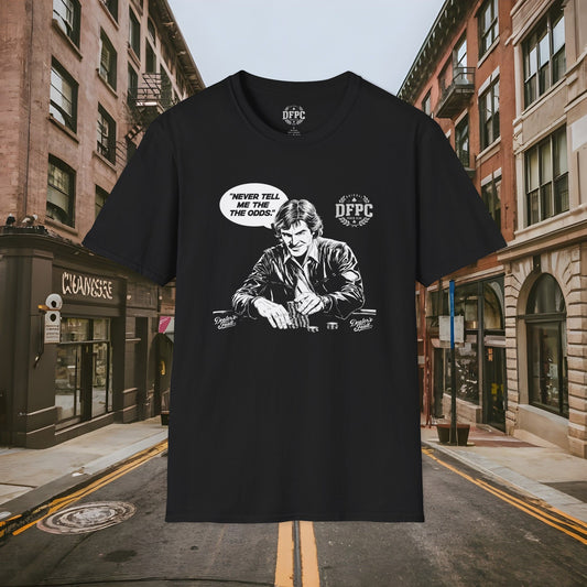 Han Slowroll - Never Tell Me The Odds Poker Shirt - Deaer's Fault - Unisex Softstyle T-Shirt
