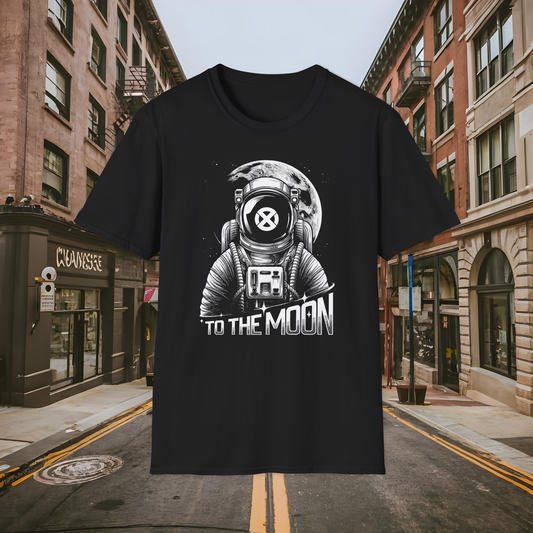 To The Moon - Astronaut - XCN Onyxcoin Crypto T-Shirt