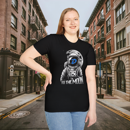 To The Moon - Astronaut - DigiByte Crypto T-Shirt